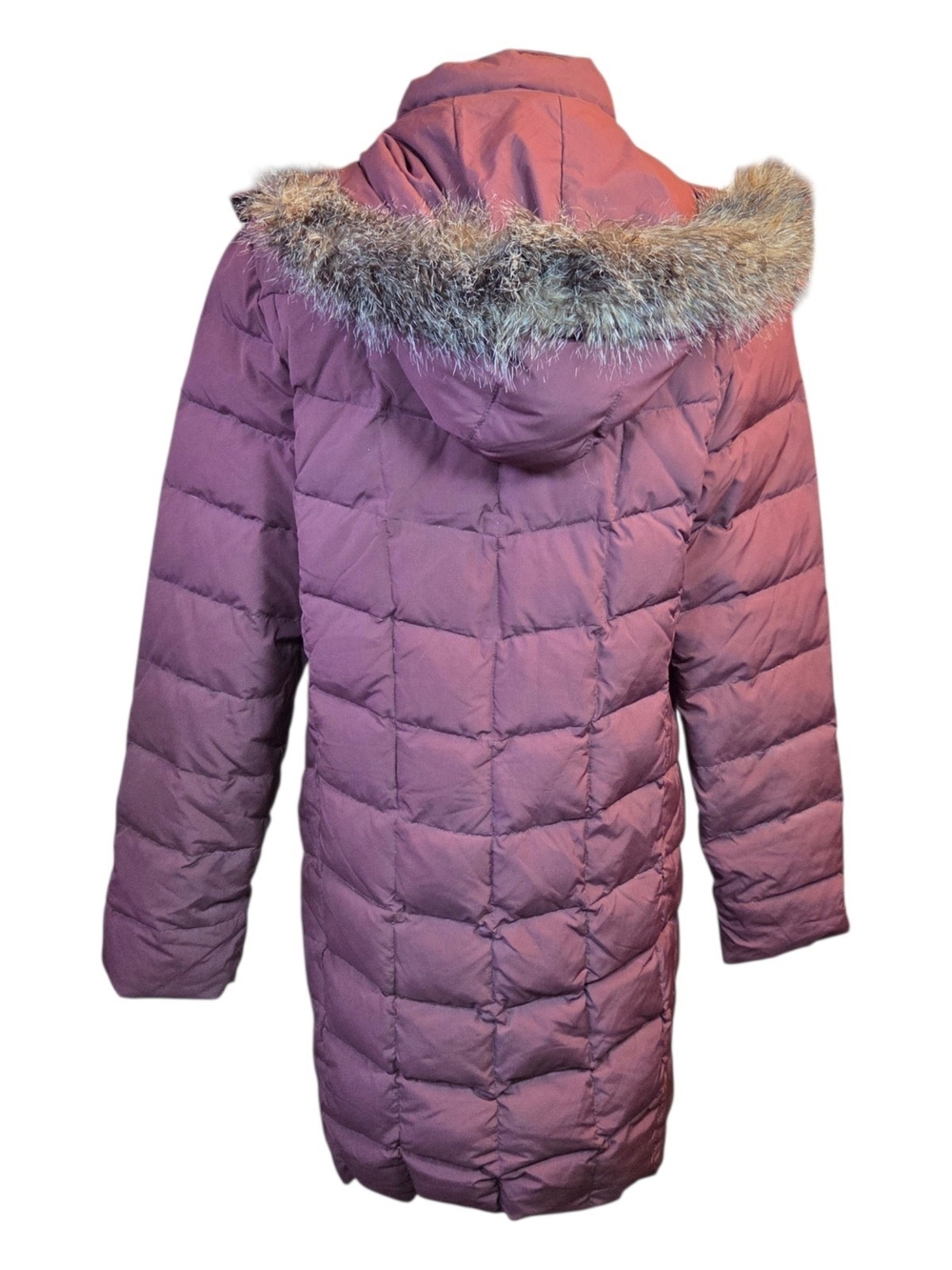 Windriver Women's Plum Purple 600 Down Filled Hooded Puffer Jacket Size Small - Picture 3 of 8